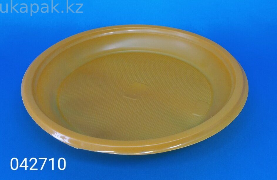 Тарелка десертная D165 мм, жёлтая