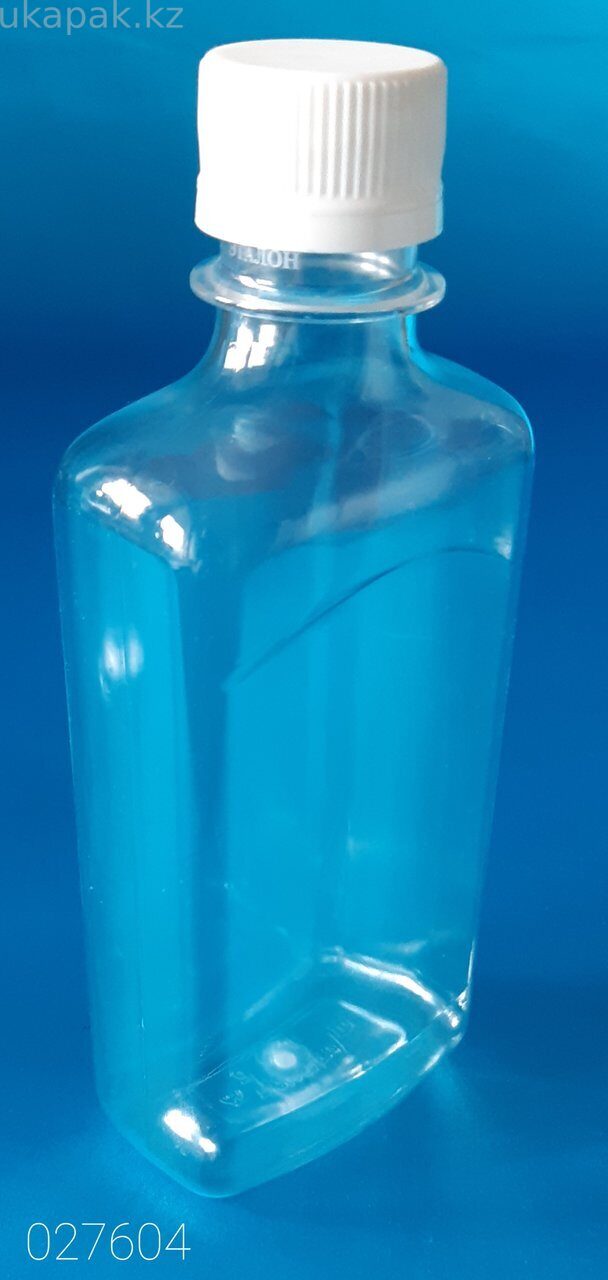 Пэт-бутылка "Фляжка" 0.3 л. Крышка д- 28 мм.